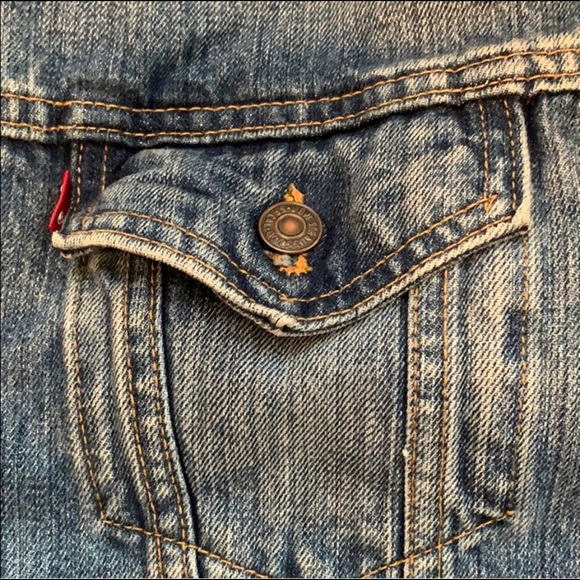 Levi’s Trucker Jean Jacket - Size XL - Picture 5 of 6